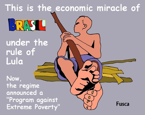 Cartoon: Fighting the Poor (medium) by Fusca tagged armut,regime,demagogic,unequality,social
