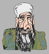 Cartoon: Bin Laden (small) by Fusca tagged terrorism third world bin laden brazilian pt government asylum battisti osama