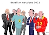 Cartoon: Brazilian rigged elections (small) by Fusca tagged narcosocialist,extreme,left,tyranny,fraud,dictatorship,extr