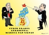 Cartoon: Fraud in Brazilian elections (small) by Fusca tagged fraud,corruption,bolivarian,totalitarism,communism,rousseff,brazil,elections