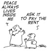 Cartoon: Peace and Love (small) by fragocomics tagged peace,love