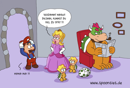 Cartoon: mario (medium) by ChristianP tagged mario