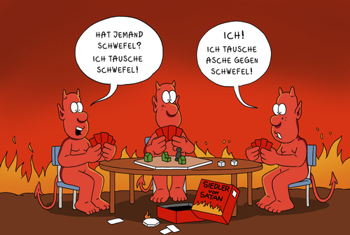 Cartoon: Siedler (medium) by ChristianP tagged siedler,von,catan