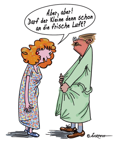 Cartoon: Der liebe Kleine (medium) by rpeter tagged mann,frau,schamverletzer,mantel