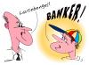 Cartoon: Neulich auf der Straße (small) by rpeter tagged bank,banken,boerse,banker