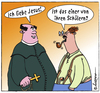 Cartoon: Schülerliebe (small) by rpeter tagged kirche,katholische,schüler,katholisch,liebe,jesus,missbrauch