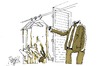 Cartoon: In the wardrove (small) by Ramses tagged consumption