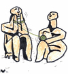 Cartoon: Family (small) by Monica Zanet tagged free zanet family relationship man and woman marriage