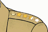 Cartoon: Rating (small) by Monica Zanet tagged war,target,zanet,general,rating