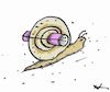 Cartoon: Without words (small) by Monica Zanet tagged beauty,corrugated,snail,spiral,curly,curler,lifestyle