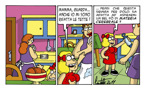Cartoon: aspirazioni (medium) by ignant tagged humor,cartoon,comic,strip