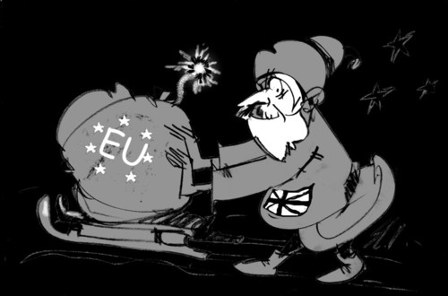 Cartoon: EU (medium) by medwed1 tagged cartoon,schljachow
