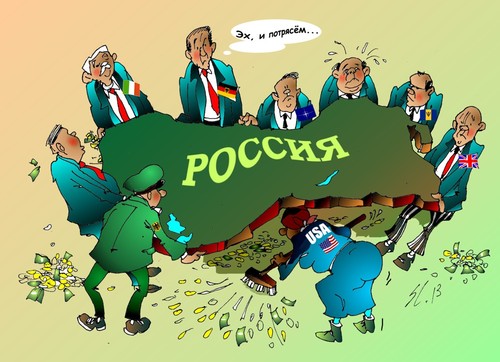 Cartoon: Neu Versuch... (medium) by medwed1 tagged dummheit,sanktionen,russia,nato