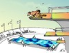 Cartoon: Ohne (small) by medwed1 tagged sport,witz
