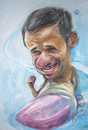 Cartoon: President Iran (small) by boa tagged aricature,cartoon,happy,nice,painting,humor,comic,boa,romania