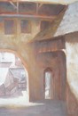 Cartoon: Sighisoara 5 (small) by boa tagged painting color oil boa romania painter landscape