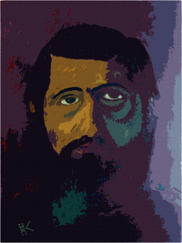Cartoon: Self-portrait 1972 (medium) by Zoran Spasojevic tagged serbia,selfportrait,kragujevac,zoran,spasojevic,paske,man,digital,graphics,portrait