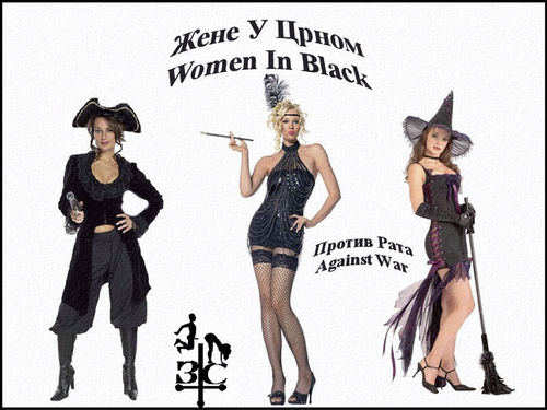 Cartoon: Women In Black Against War (medium) by Zoran Spasojevic tagged serbia,kragujevac,emailart,paske,spasojevic,zoran,war,against,black,in,women,graphics,collage,digital