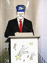 Cartoon: Big orator (small) by Zoran Spasojevic tagged emailart,digital,collage,big,orator,portrait,spasojevic,zoran,paske,kragujevac,serbia