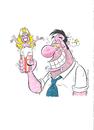 Cartoon: BOB (small) by fieldtoonz tagged beer,lady,booze,lager