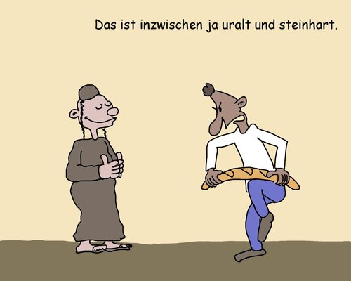 Cartoon: Knüppelhart (medium) by TomSe tagged gaza,blockade