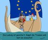 Cartoon: Kappt die Trossen (small) by TomSe tagged griechenland,eurokrise,staatspleite,bankenrettung,solidarität