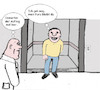 Cartoon: aufzug (small) by Leviathan64 tagged aufzug,furz