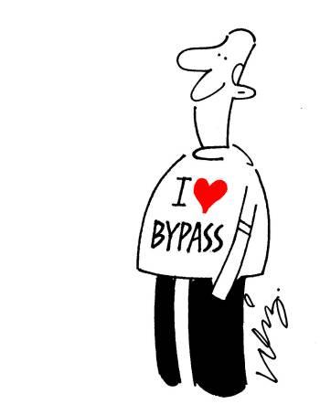 Cartoon: I Heart Bypass t-shirt (medium) by neilo tagged tshirt,heart
