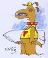 Cartoon: Fang the Dog (small) by neilo tagged dog,surf,surfing