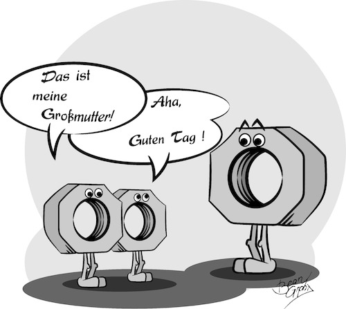 Cartoon: Meine Großmutter (medium) by beangrphx tagged großmutter,oma,mutter,schraube,werkzeug,vorstellung,vorstellen,höflich,höflichkeit,generationen,familie,alter,senioren,großmutter,oma,mutter,schraube,werkzeug,vorstellung,vorstellen,höflich,höflichkeit,generationen,familie,alter,senioren