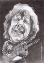 Cartoon: Gary Moore (small) by Joen Yunus tagged pencil rockstar drawing caricature