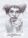 Cartoon: jimi hendrix (small) by Joen Yunus tagged caricature,pen,black,white,jimi,rock,guitarist
