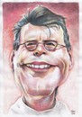 Cartoon: Stephen King (small) by Joen Yunus tagged caricature,pencil,horror,movie,book,writer,stephen,king