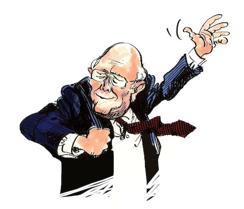 Cartoon: F W De Klerk caricature (medium) by Colin A Daniel tagged de,klerk,caricature,colin,daniel