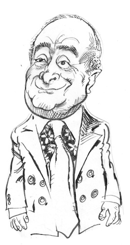 Cartoon: Mohamed Al Fayed caricature (medium) by Colin A Daniel tagged mohamed,al,fayed,caricature