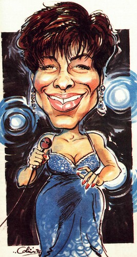 Cartoon: Natalie Cole caricature (medium) by Colin A Daniel tagged natalie,cole,caricature,colin,daniel