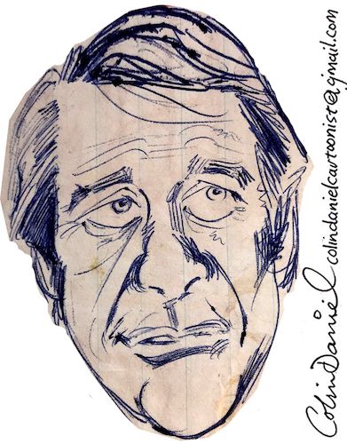 Cartoon: Richard Crenna caricature (medium) by Colin A Daniel tagged richard,crenna,caricature