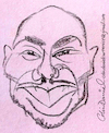 Cartoon: B J Britt caricature (small) by Colin A Daniel tagged britt,caricature,by,colin,daniel