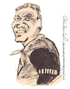 Cartoon: Cameron Mitchell caricature (small) by Colin A Daniel tagged cameron,mitchell,caricature