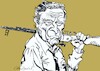 Cartoon: Charlton Heston caricature (small) by Colin A Daniel tagged charlton,heston,caricature,colin,daniel