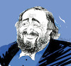 Cartoon: Luciano Pavarotti caricature (small) by Colin A Daniel tagged luciano,pavarotti,caricature,colin,daniel