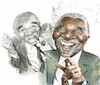 Cartoon: Thabo Mbeki caricature (small) by Colin A Daniel tagged thabo,mbeki,caricature,colin,daniel