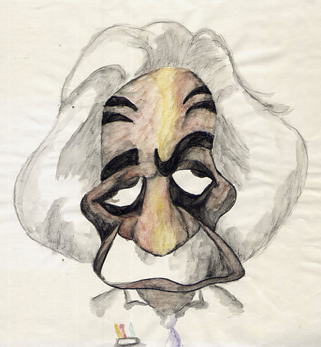 Cartoon: Albert Einstein (medium) by meiadoisa tagged einstein,albert