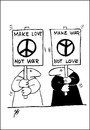 Cartoon: military (small) by SAI tagged war,love,peace