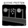 Cartoon: Gothic Motten (small) by HilaryAllison tagged goth,gothic,moth,moths,motten,dunkel,licht,dunkelheit,straßenlaterne,elektrizität,subkultur,szene,melancholie
