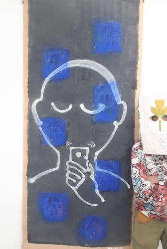 Cartoon: phone (medium) by kirti ingerfurth tagged being,busy,all,the,time