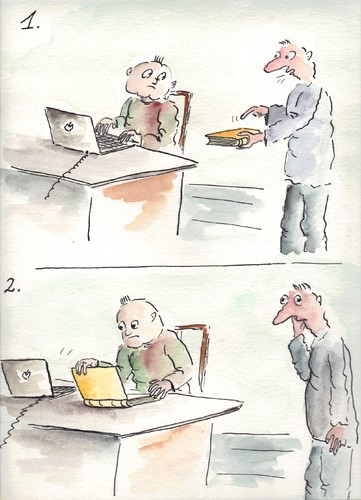 Cartoon: book (medium) by Slawek11 tagged book,education,learning
