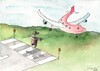 Cartoon: no title (small) by Slawek11 tagged aviation