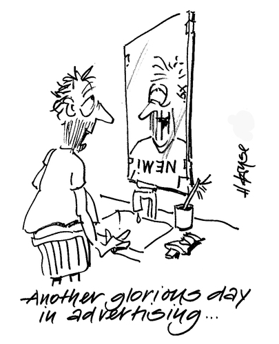 Cartoon: Another Glorious Day (medium) by helmutk tagged life