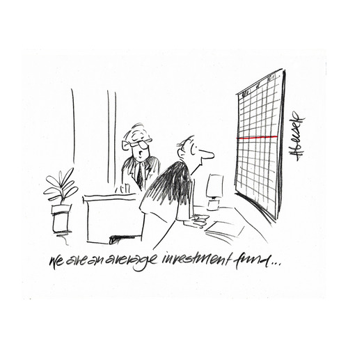 Cartoon: Being Average (medium) by helmutk tagged business,economy